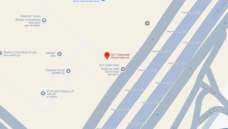 Location of Coworking Space in The Executive Centre DLF Cyber Park, DLF Phase 3 - Image 288102